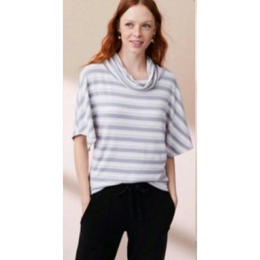 Lou & Grey Cowl Neck Dolman Sleeve Top Size Medium
